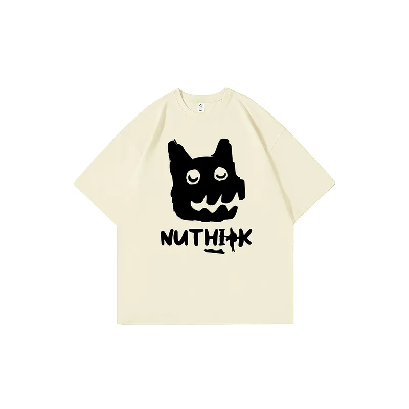 Funny Cartoon printed T shirt Large Size Half sleeved