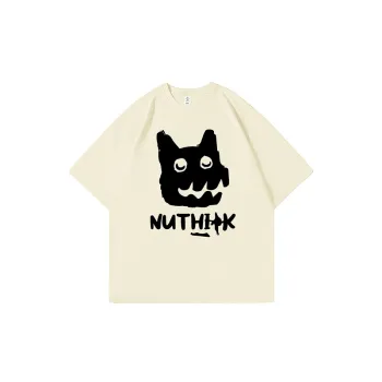 Funny Cartoon printed T shirt Large Size Half sleeved