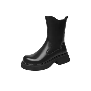 Fashionable Zipper Martin Boot