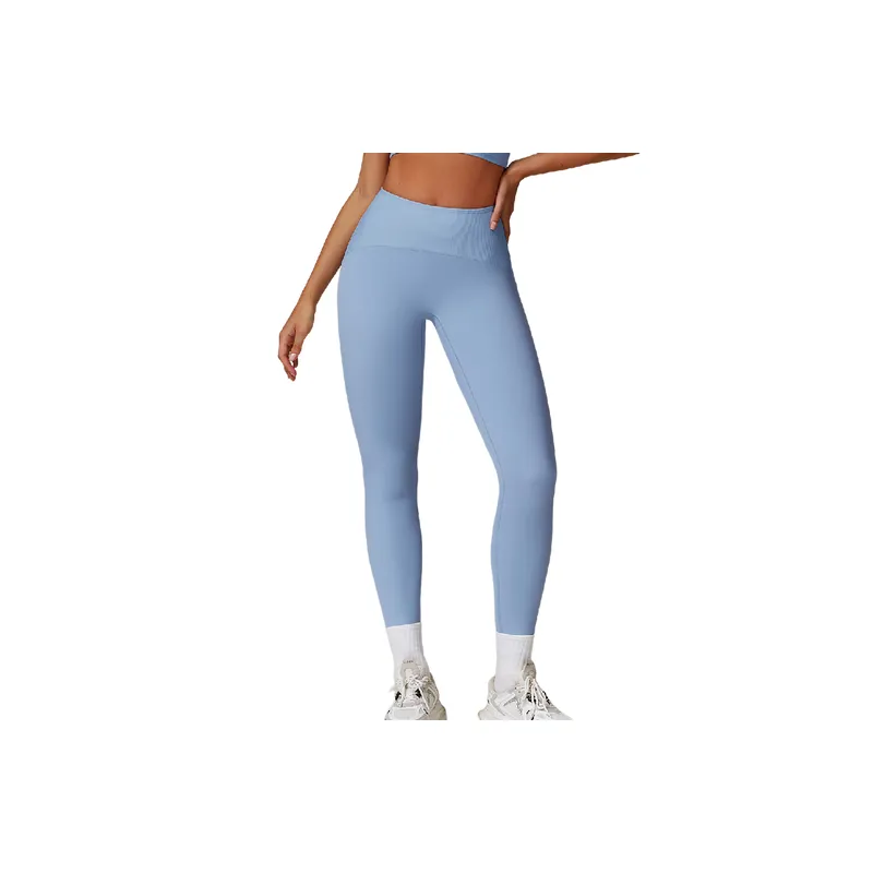 Plain Sporty Leggings Women-4