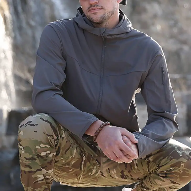 Casual Breathable Nylon Outdoor Jacket-2