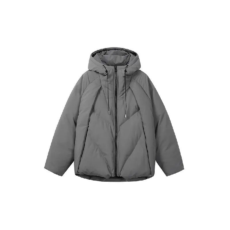 Casual Loose Simple Quilted Jacket-2