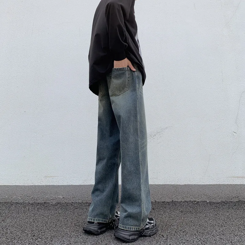Fashionable Washed Jeans-4