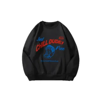 Fashionable Letter Milk Fiber Sweatshirt