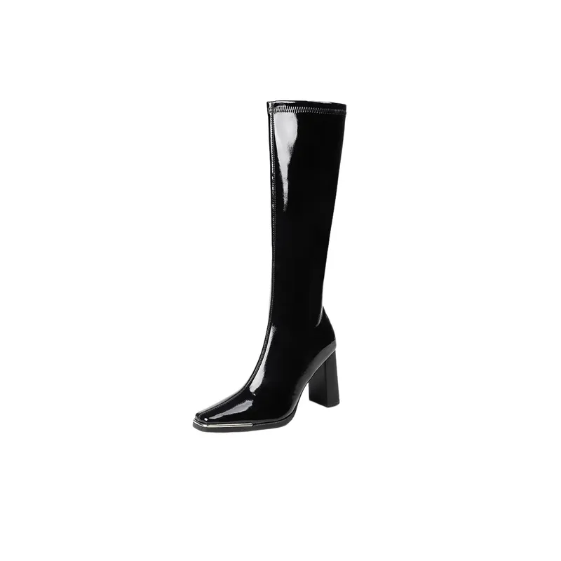 Elegant Simple Knee High Boots-0