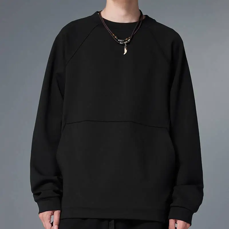 Plain Simple Polyester Sweatshirt-10