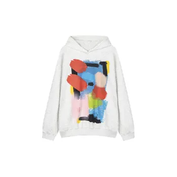 Trendy Print Cotton Sweatshirt