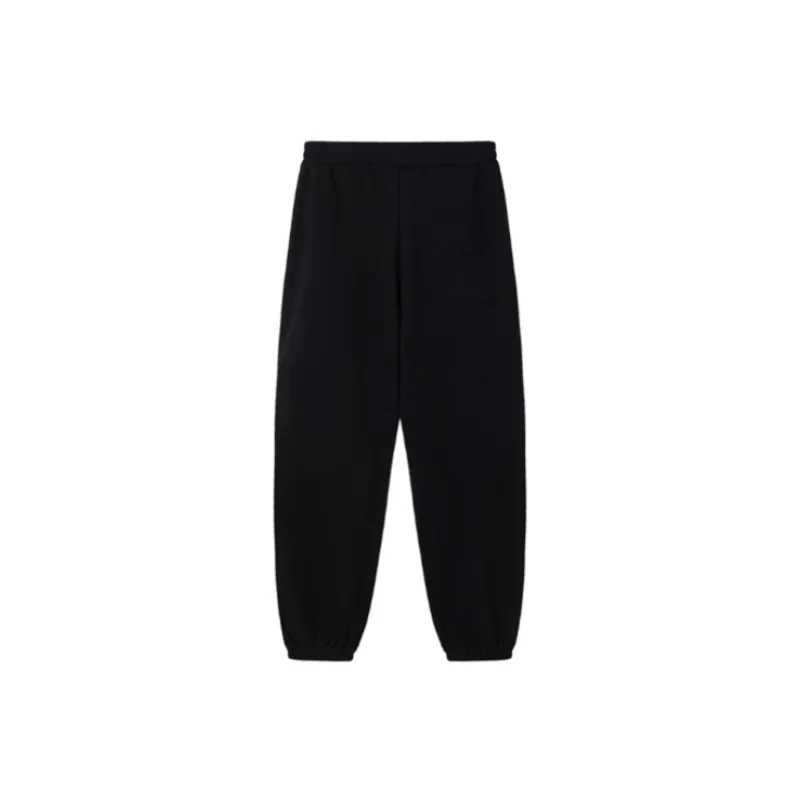 Letter Embroidery Multicolor Casual Pants-1