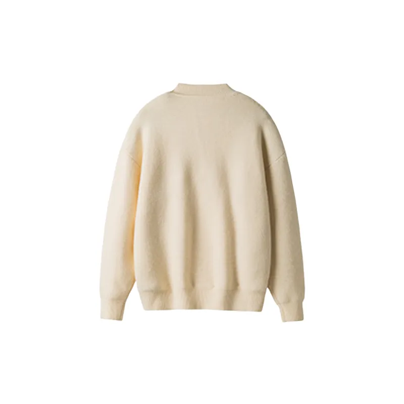 Plain Simple Polyester Sweater-7