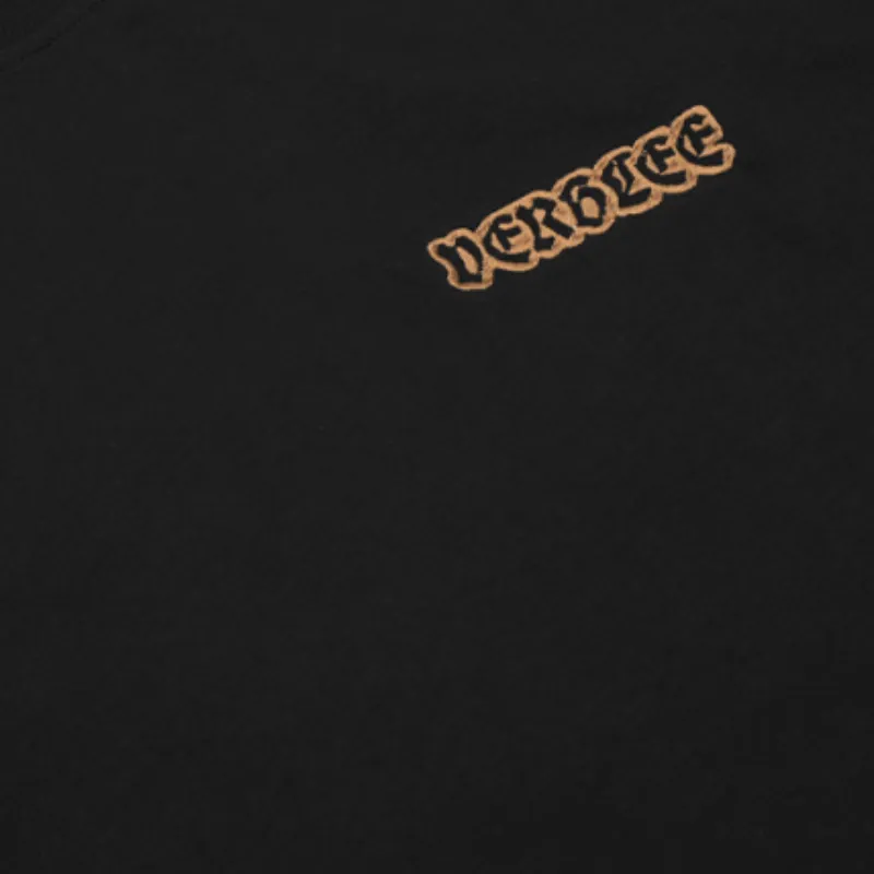 Casual Embroidery 100% Cotton T Shirt-5