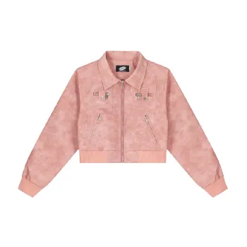 Retro Zipper Jacket Women