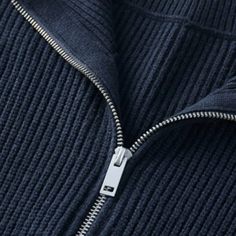 Fashionable Loose Long Sleeve Blended Synthetic Fabrics Sweater-5