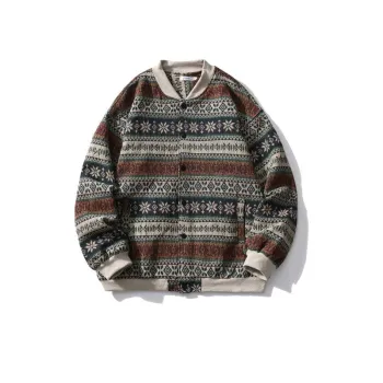 Ethnic Baseball Loose Jacket