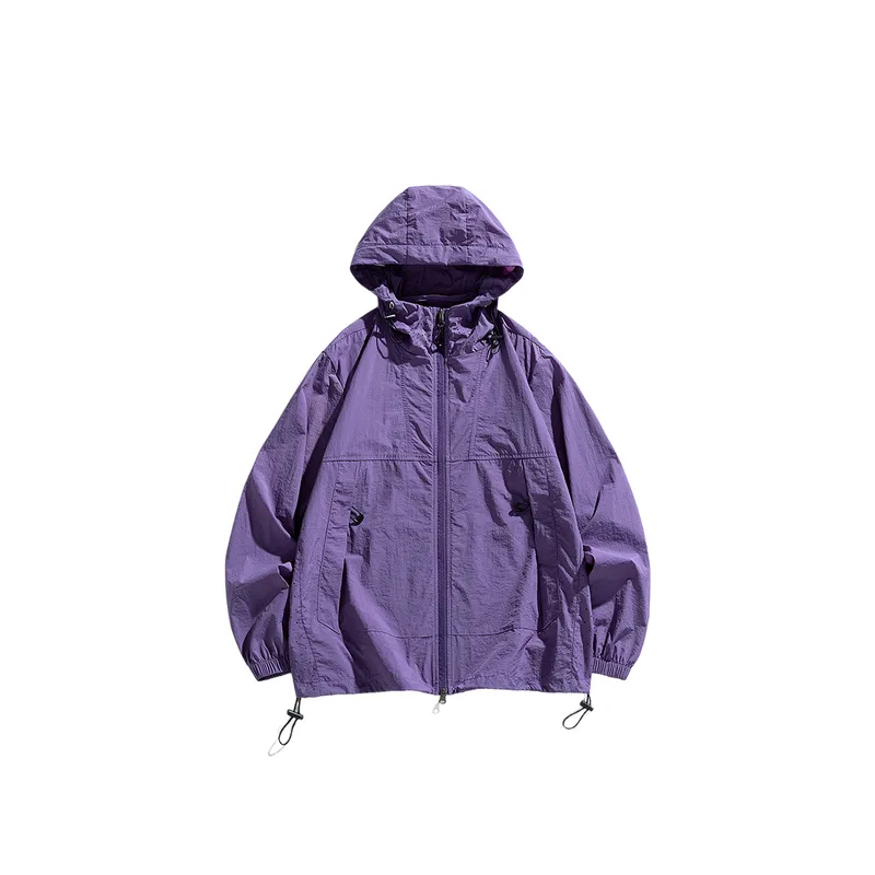 Fashionable Simple Nylon Outdoor Jacket-5