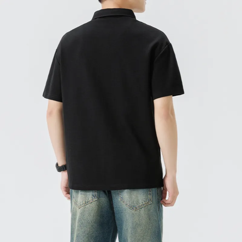 Business Plain Cotton Polo-3