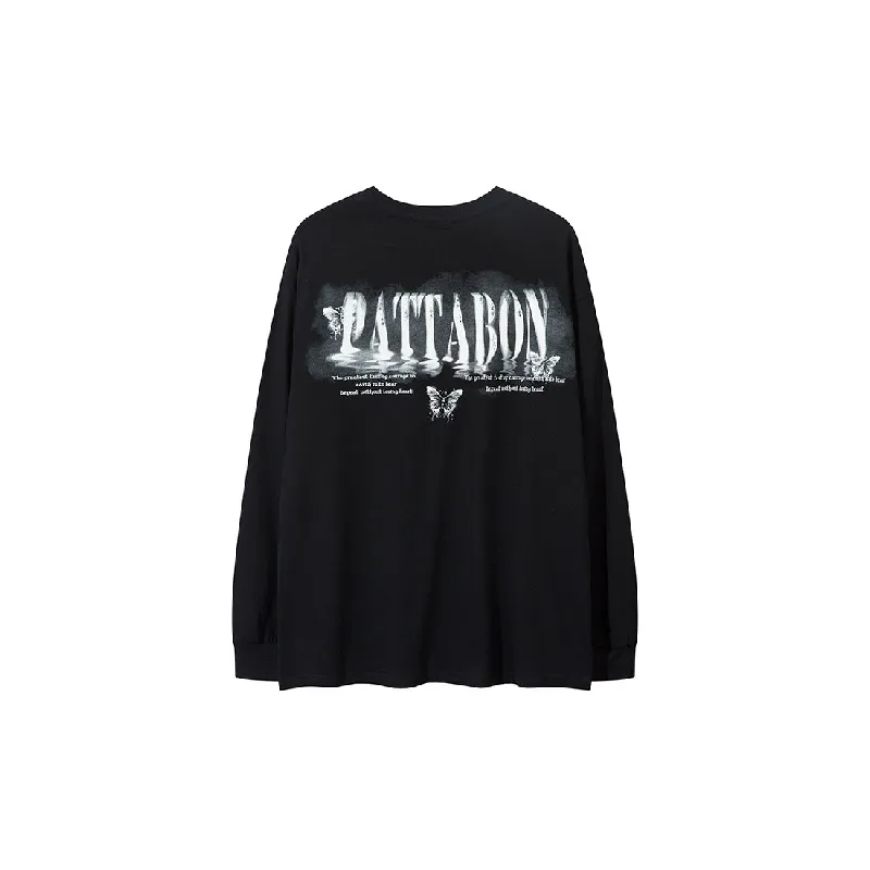 Casual Butterfly Cotton T Shirt-3