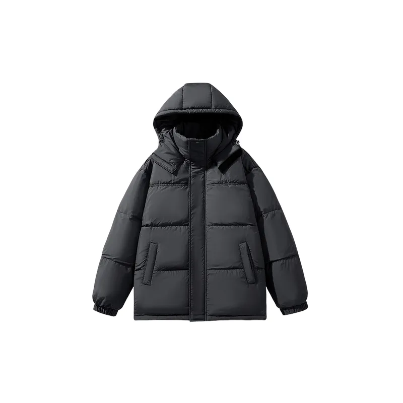 Casual Fashionable White Duck Down Jacket-8