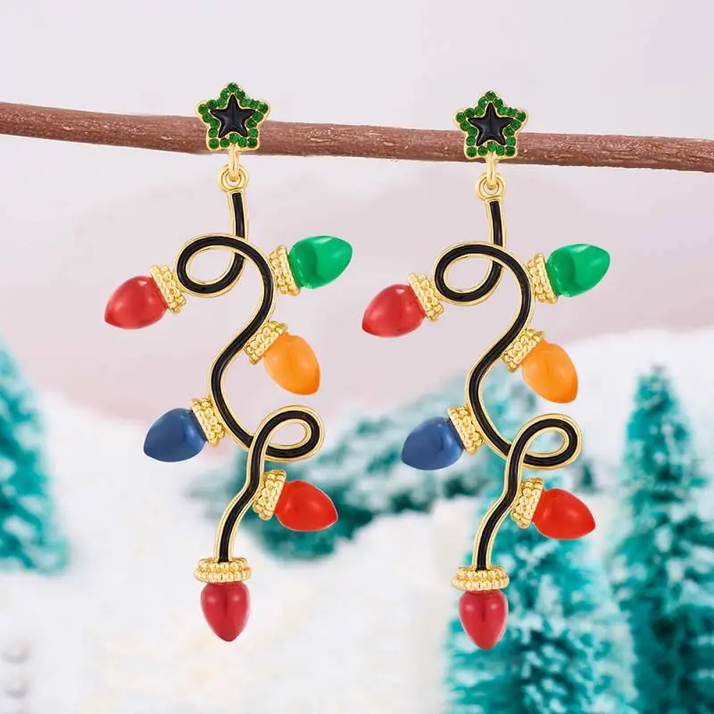 Fashion Retro Christmas Earring-5
