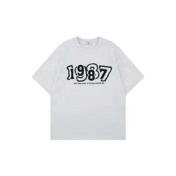 Casual Embroidered 100% Cotton T Shirt Unisex