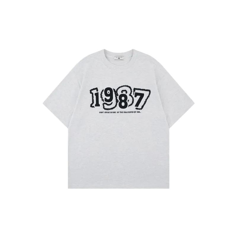 Casual Embroidered 100% Cotton T Shirt Unisex-4