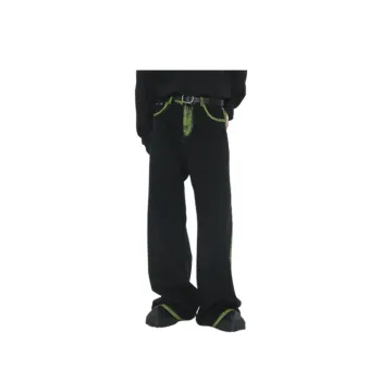 Fashion Graffiti Wide Leg Loose Jeans