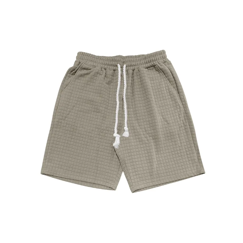 Basics Loose Polyester Casual Shorts Unisex-0