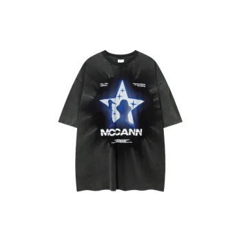 Loose Star Cotton T Shirt