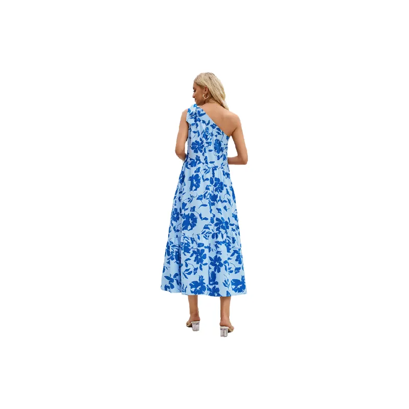 Elegant Funky Polyester Dress Women-7
