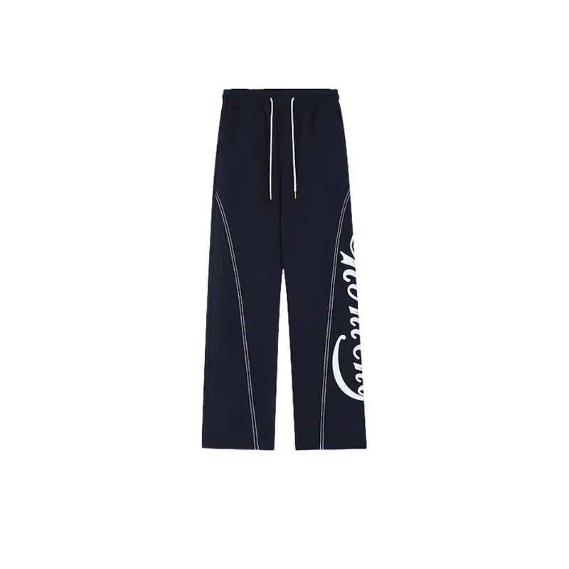 Loose Casual Knit Sweatpants-0