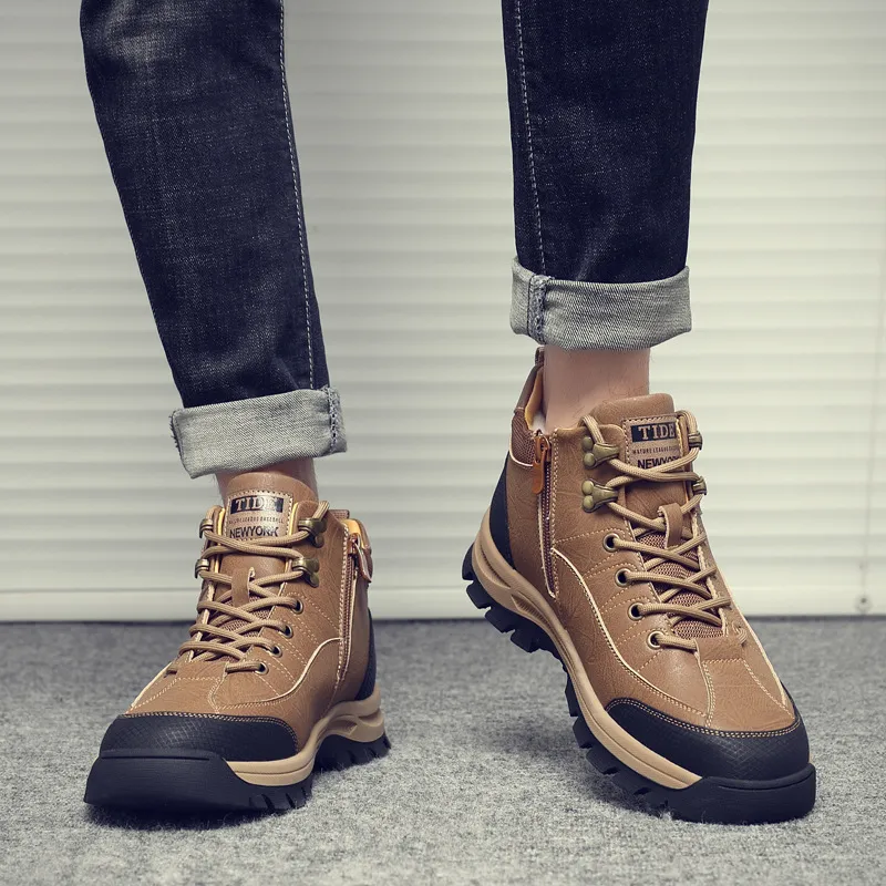 Retro Simple Outdoor Boots-2