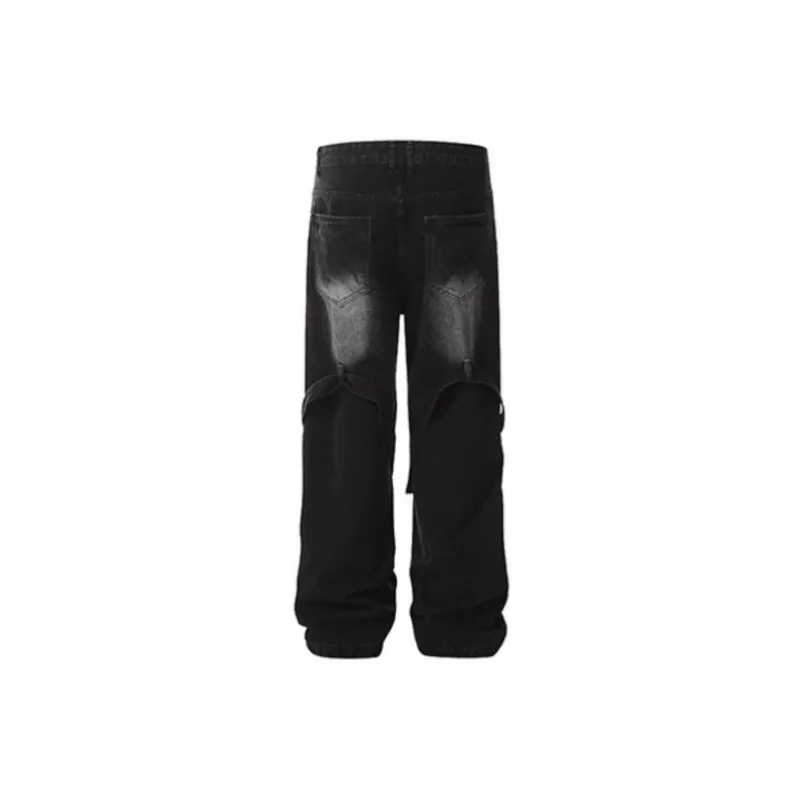 Retro Heavy Industry Washed Jeans-5