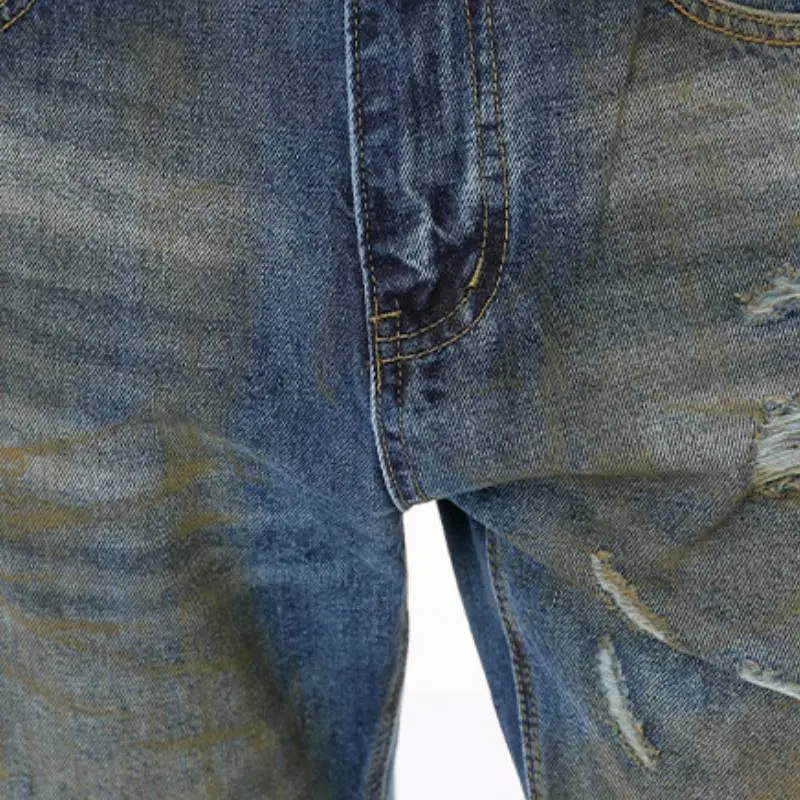 Retro Simple Jeans-4