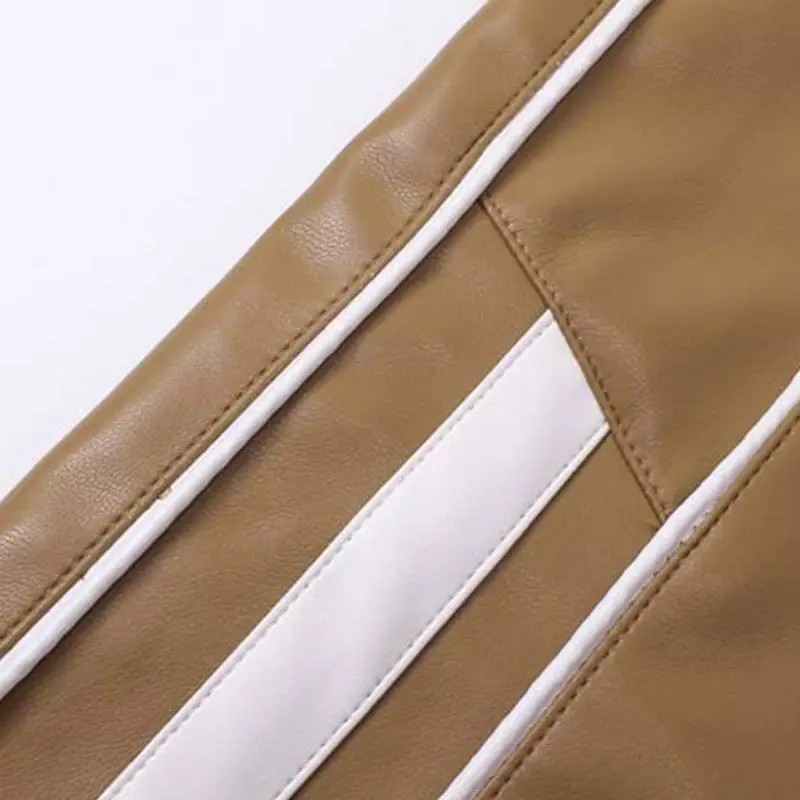 Trendy Retro Leather Pants-6