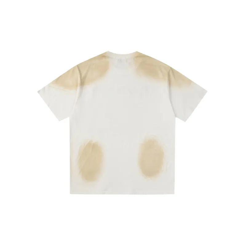 Retro Hip Hop Cracked Letters T Shirt-3
