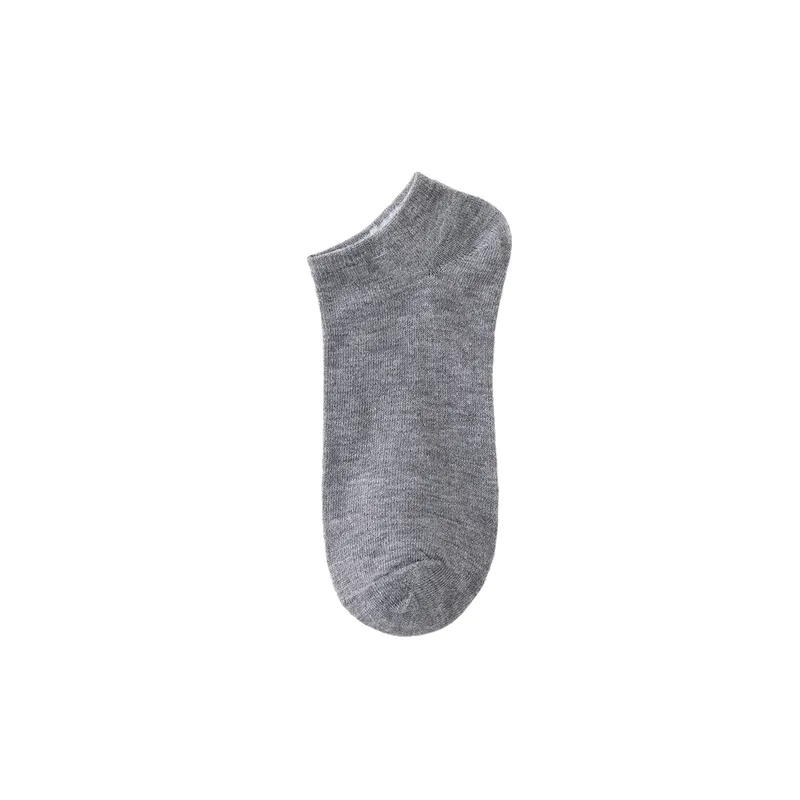 Plain Breathable Polyester Cotton Socks-6