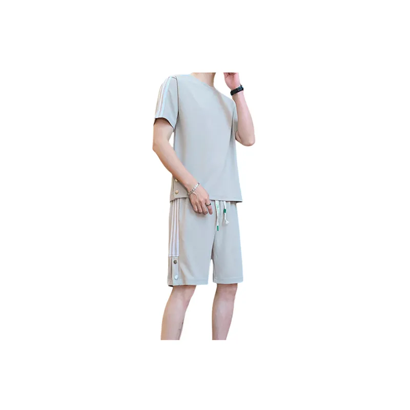 Large Size Trendy Shorts And T Shirt Set-2