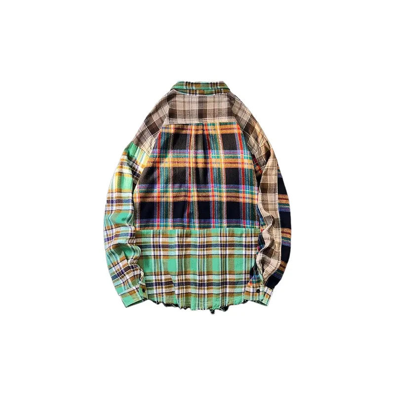 Retro Plaid Long Sleeved Jacket-1