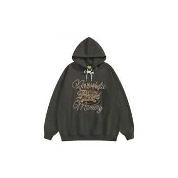 Hip hop Alphabet Graffiti Loose Casual Hoodie