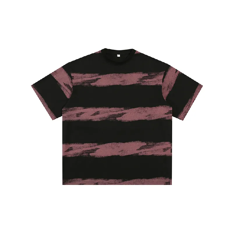Retro Loose 100% Cotton T Shirt-0