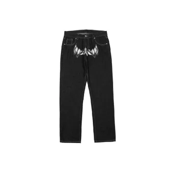 Trendy Print Jeans