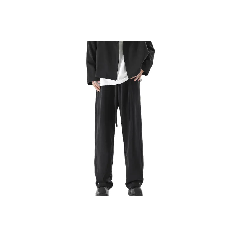 Street Sports Cotton Blended Fabric Casual Pants-3