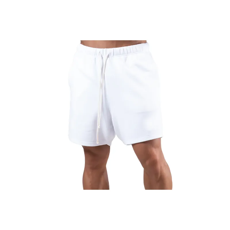 Trendy Simple Cotton Sports Shorts-4