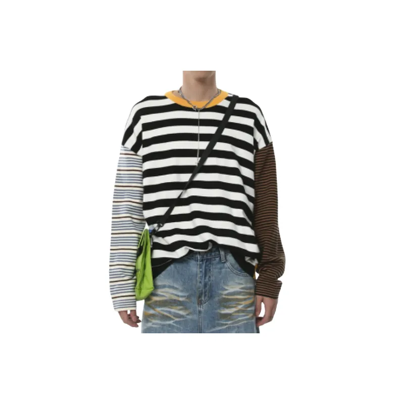 Fashionablet Striped Loose T Shirt-4