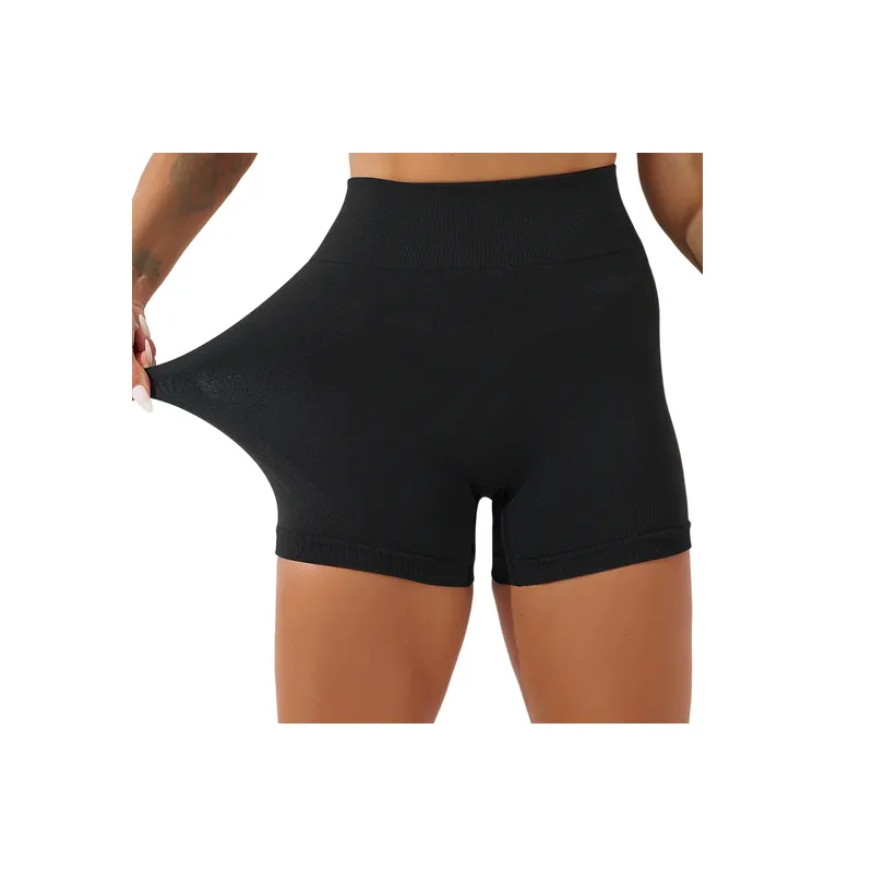 Fashionable Simple Nylon-Spandex Sports Shorts Women
