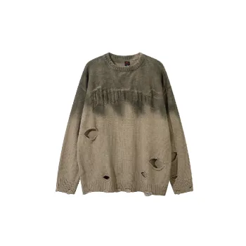 Casual Ripped Sweater