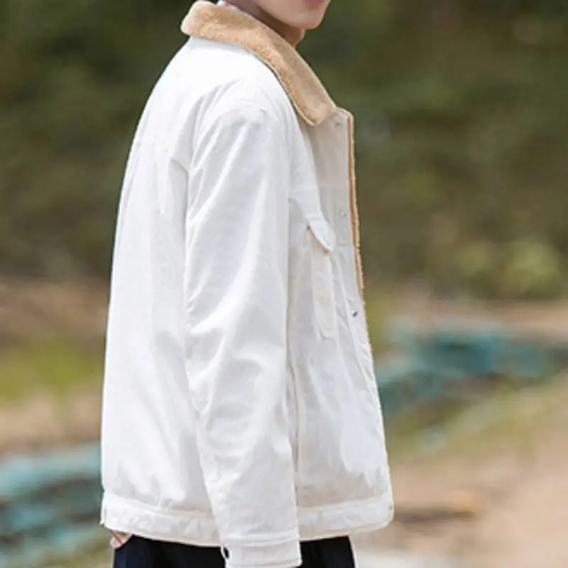 Casual Warming Corduroy Jacket-13