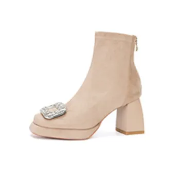 Elegant Rhinestone High Heels