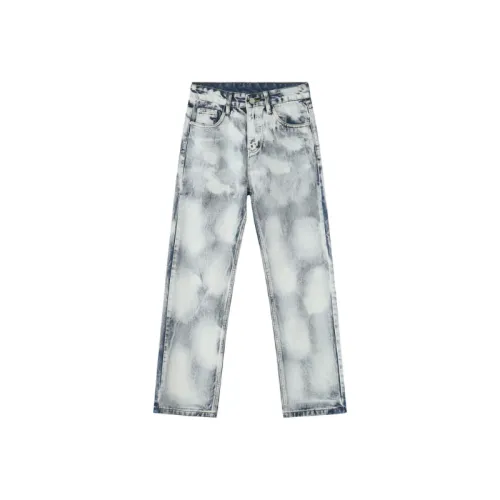 Straight Hip-Hop Personality Sizzy Loose Retro Jeans