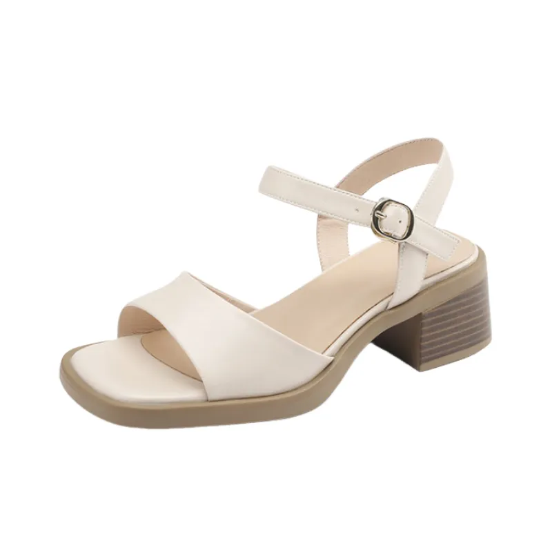 Retro Simple Slide Sandals-0