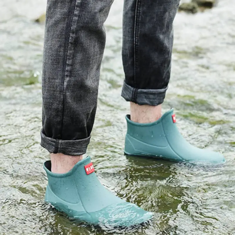 Casual Simple Rain Boots-3